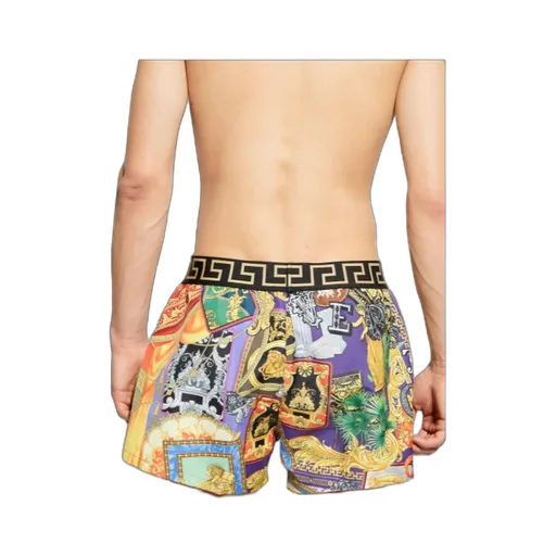 Greca Print Swim Shorts