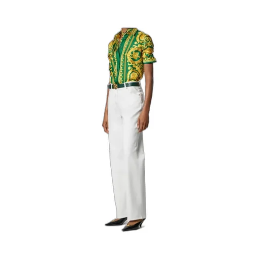Baroque Pattern Long Sleeved Shirt