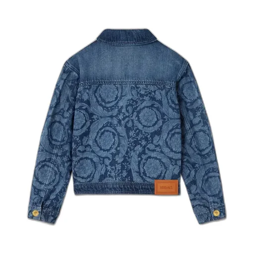 Kids Lasered Denim Blouson