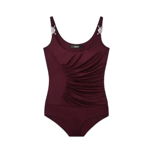 Draped Sleeveless Bodysuit