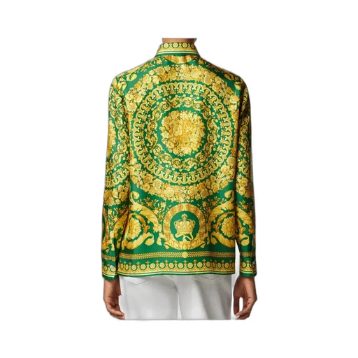 Baroque Pattern Long Sleeved Shirt