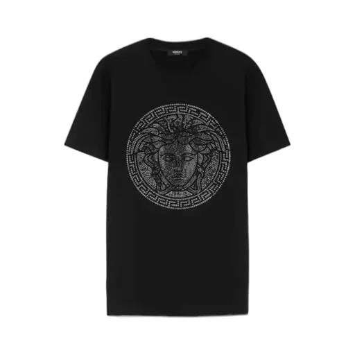 Medusa-Embellished Crewneck T-Shirt