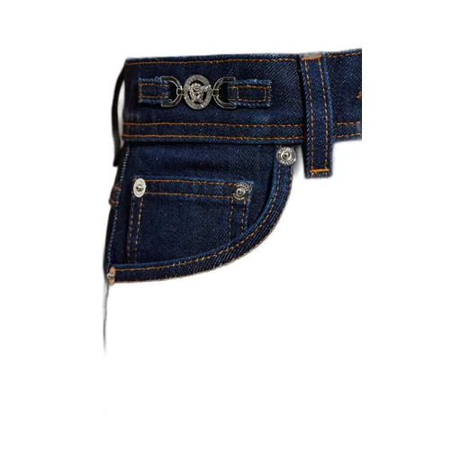 Logo-Patch Straight Leg Jeans