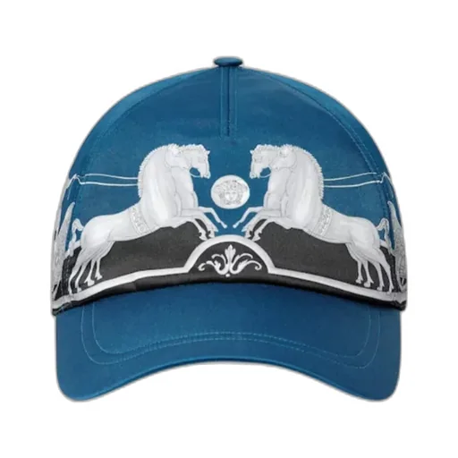 Horse-Print Baseball Cap