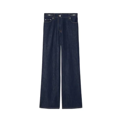 Logo-Patch Straight Leg Jeans