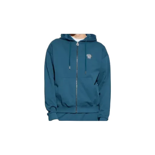 Zip-Up Drawstring Hoodie