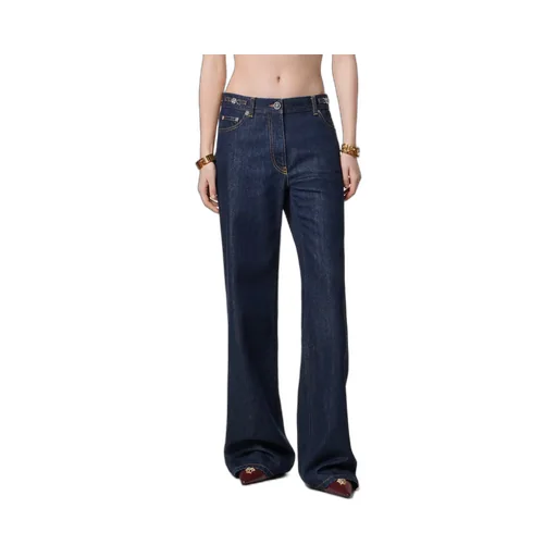 Logo-Patch Straight Leg Jeans