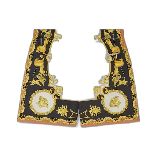 Baroque-Print Swim Shorts