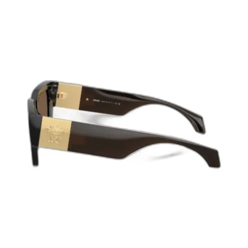 Medusa-Detail Rectangle-Frame Sunglasses