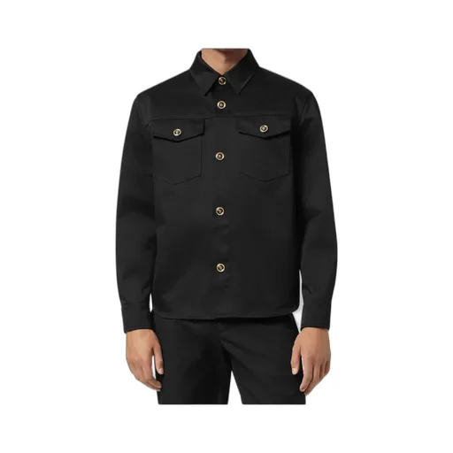 Long-Sleeved Button-Up Shirt