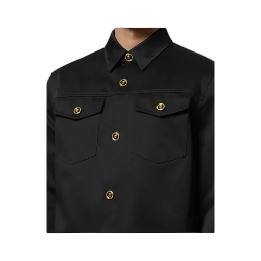 Long-Sleeved Button-Up Shirt