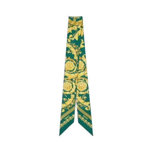 Barocco-Printed Skinny Cut Scarf Tie