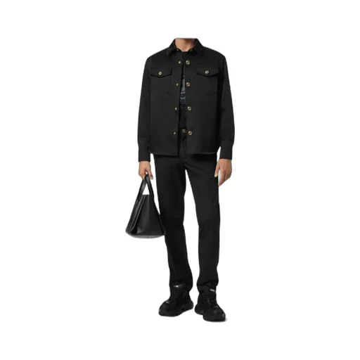 Long-Sleeved Button-Up Shirt