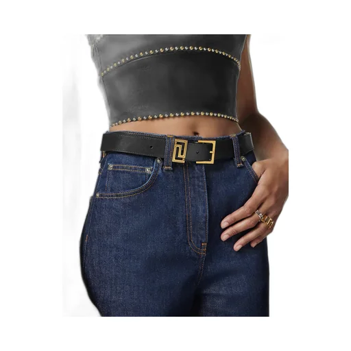 Greca-Plaque Buckle Belt