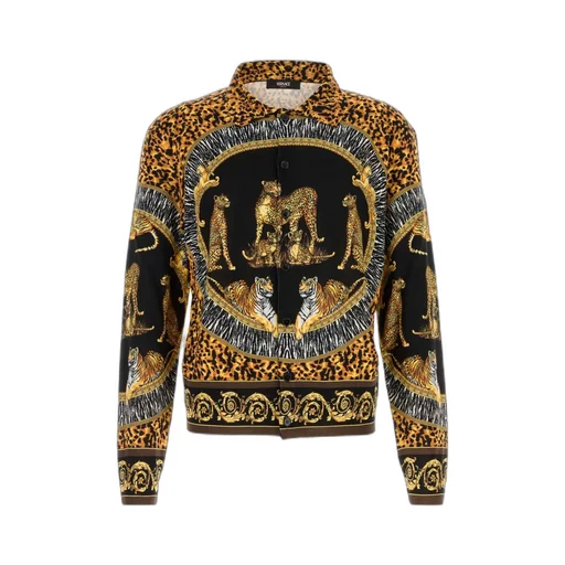 Wild Cats Printed Knitted Shirt