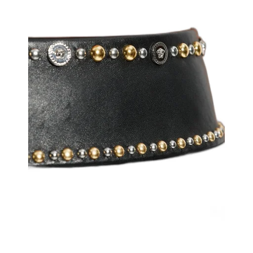 Stud-Embellished Mini Skirt