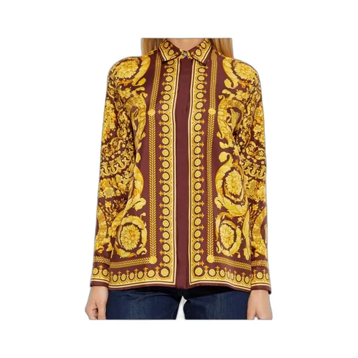 Baroque Pattern Long Sleeved Shirt