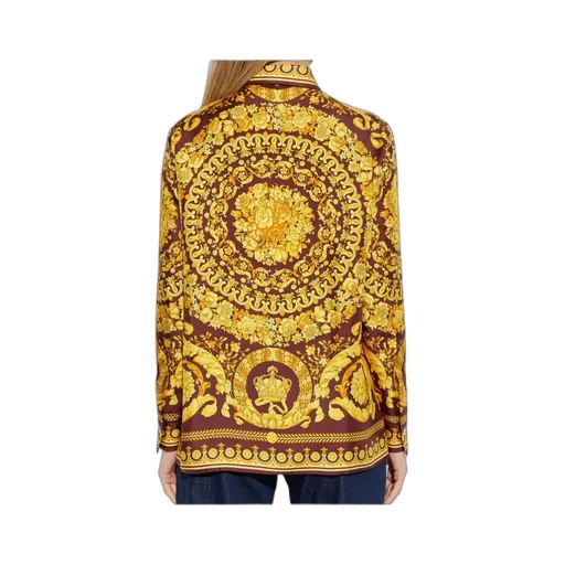 Baroque Pattern Long Sleeved Shirt