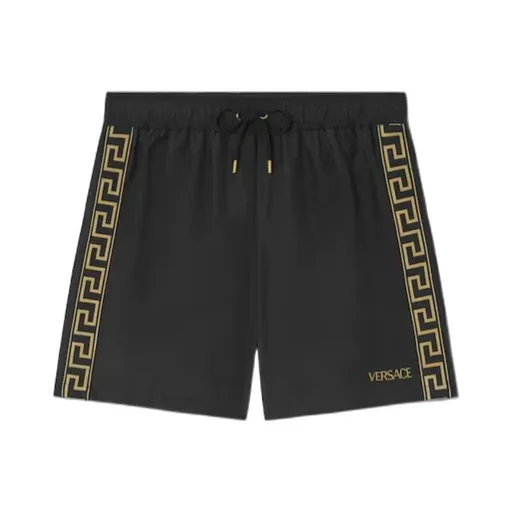 Drawstring Logo-Print Swim Shorts