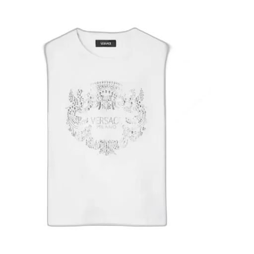 Crystal-Embellishment T-Shirt