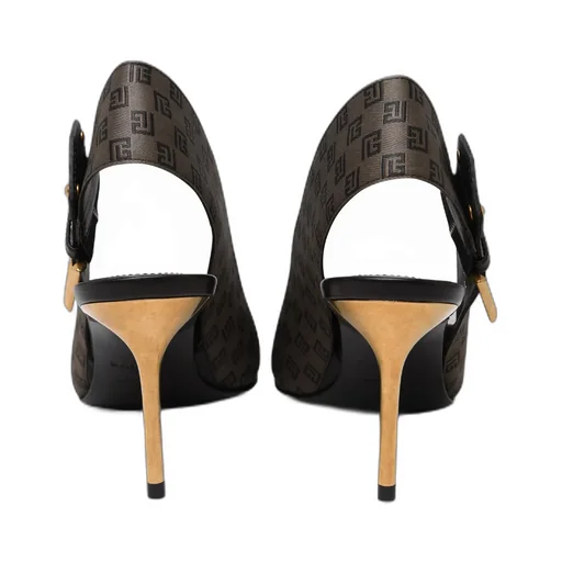 Ruby 75Mm Monogram-Jacquard Slingback Pumps