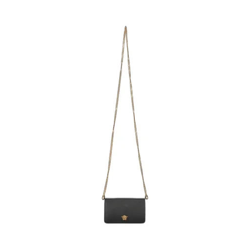 Logo-Plaque Leather Wallet