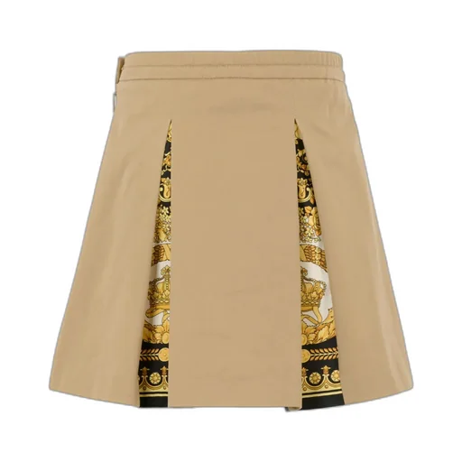 Pleated Panelled Skirt