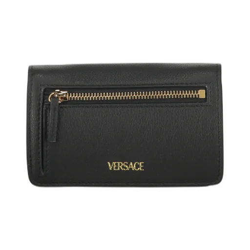 Logo-Plaque Leather Wallet