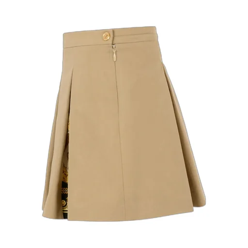 Pleated Panelled Skirt