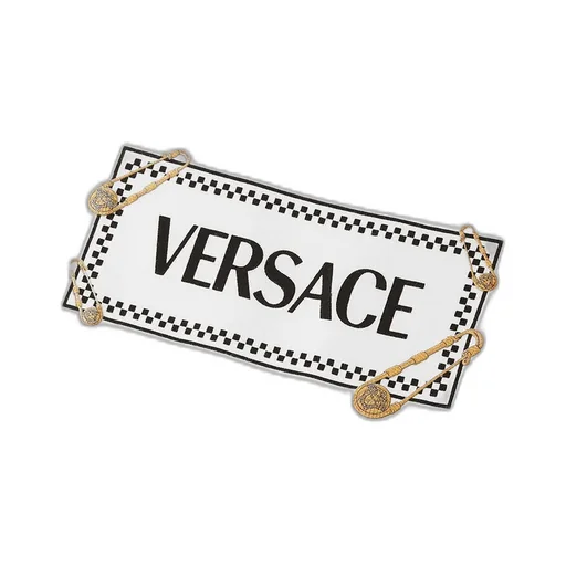 Logo Plaque Cotton Dress