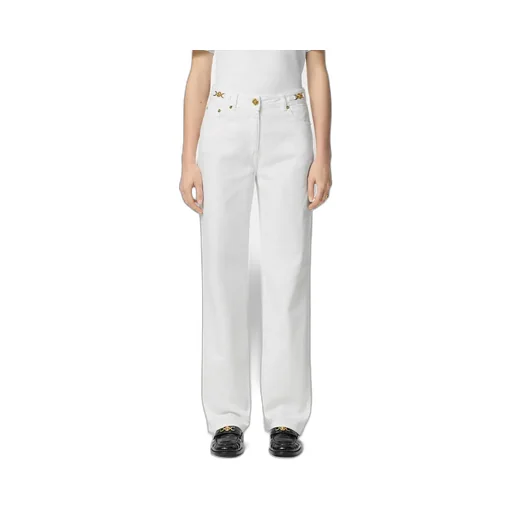 Medusa '95 Logo-Patch Straight-Leg Jeans