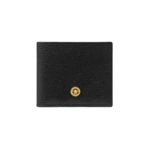 Logo-Lettering Bi-Fold Wallet