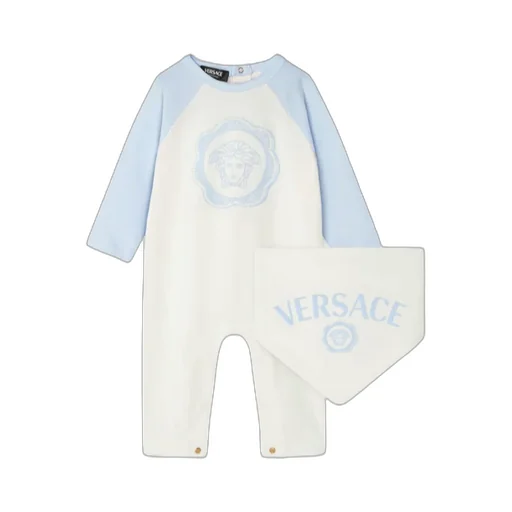 Medusa Printed Onesie And Scarf Set