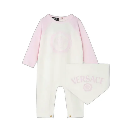 Medusa Printed Onesie And Scarf Set