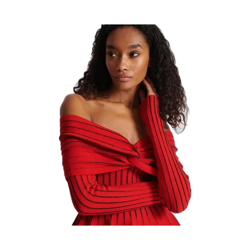 Knotted Off-The-Shoulder Top
