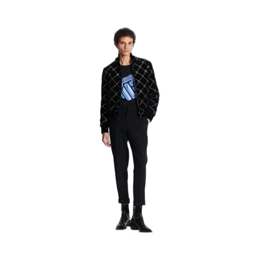 Crepe Straight-Cut Trousers