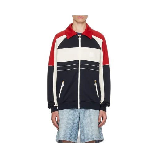 Spliced Zipper Casual Jacket