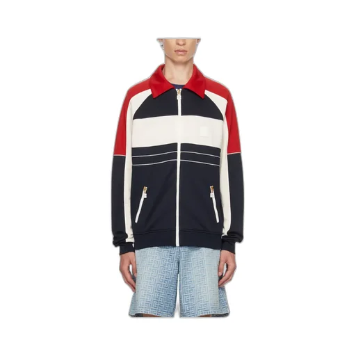 Spliced Zipper Casual Jacket
