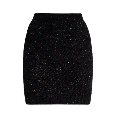 Sequin Embellished Pencil Skirt