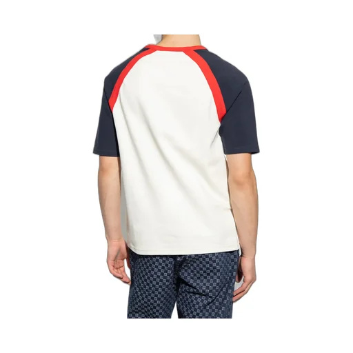 Flocked Logo Crewneck T-Shirt