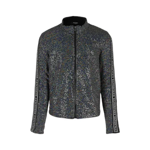 Long-Sleeved Zipper Coat