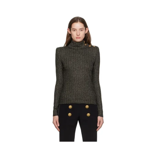 Rib-Knit Long-Sleeved Jumper
