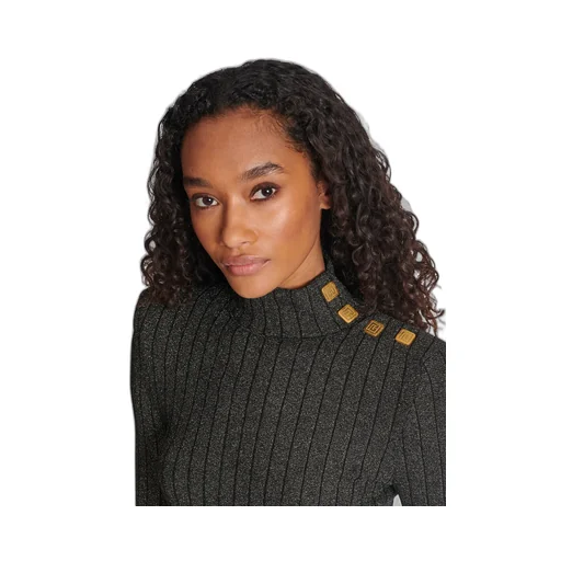 Rib-Knit Long-Sleeved Jumper