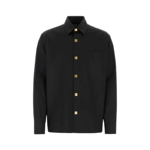 Logo Buttoned Poplin Shirt
