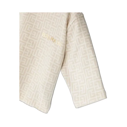 Monogram-Pattern Cotton Sweatshirt