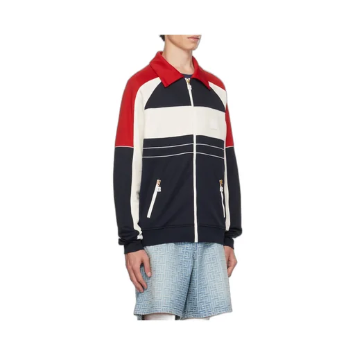 Spliced Zipper Casual Jacket