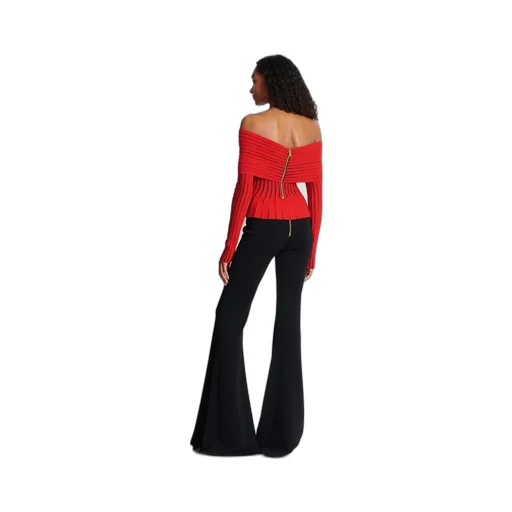 Knotted Off-The-Shoulder Top