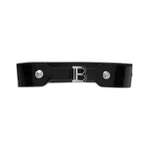 Logo-Buckle Fastened Belt