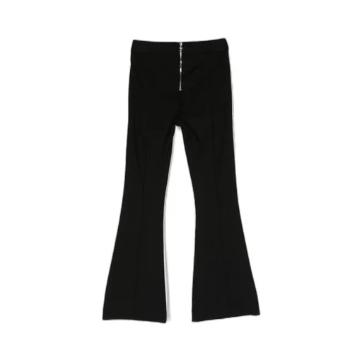 Mid Rise Flared Trousers