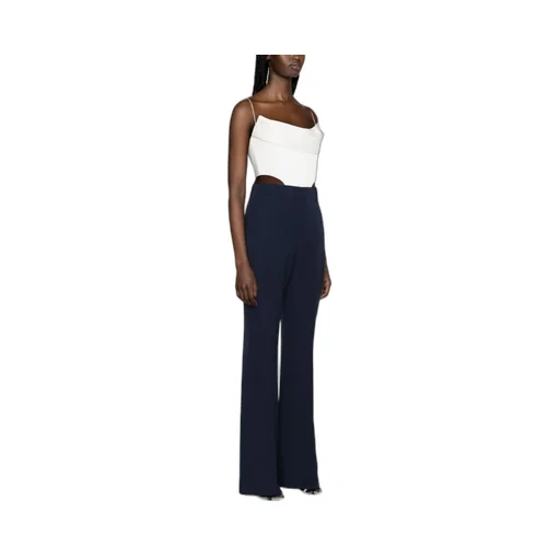 Creases Flared Trousers